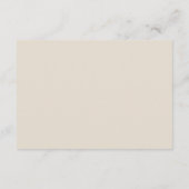 Carte D'accompagnement Nid d'oiseau jaune et vert Insérer (Dos)