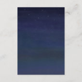 Carte D'accompagnement Night Sky Garlands of Stars Mariage Infos clients (Dos)