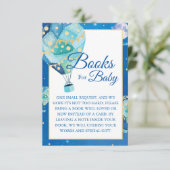 Carte D'accompagnement Night Stars Hot Air Balloon Livres Pour Bébé (Debout devant)