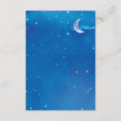 Carte D'accompagnement Night Stars Hot Air Balloon Livres Pour Bébé (Dos)