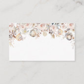 Carte D'accompagnement Noël Bébé ours Quelle taille a le ventre de maman (Dos)