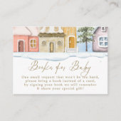 Carte D'accompagnement Noël d'hiver Il faut un Baby shower de village (Devant)