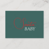 Carte D'accompagnement Noël Père Noël Baby Genre-Neutral Livres pour bébé (Dos)