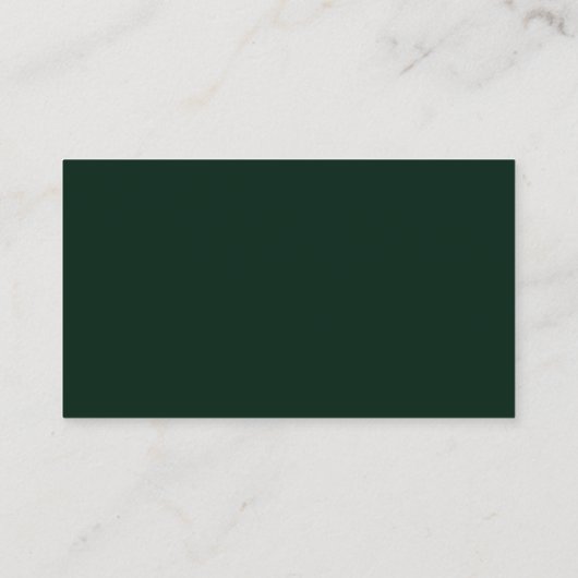Carte D'accompagnement Noël simple et élégant | Site Mariage vert (Dos)