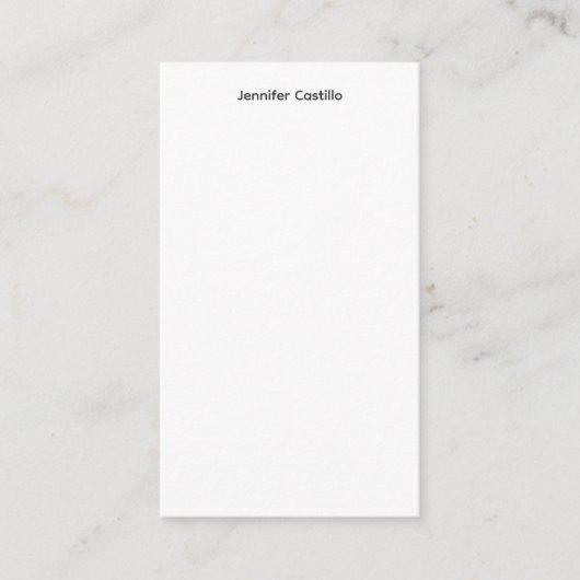 Carte D'accompagnement Noir clair minimaliste moderne (Devant)