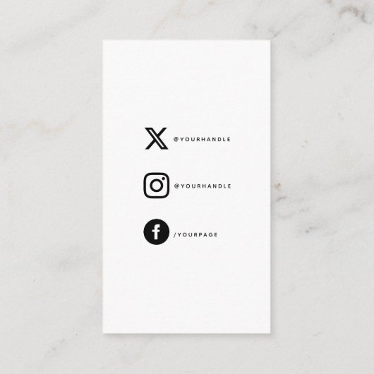 Carte D'accompagnement Noir et blanc. Fabriqué avec amour coeur liens soc (Dos)