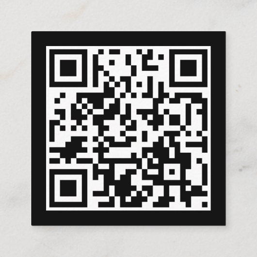 Carte D'accompagnement Noir romantique et or QR Code Mariage RSVP (Dos)