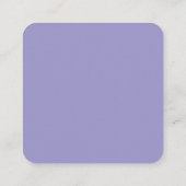 Carte D'accompagnement Nom et prénom modernes avec monogramme (Dos)