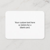 Carte D'accompagnement Nom Monogramme d'apparence moderne | Noir gris bla (Dos)