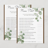 Carte D'accompagnement Nom Qui Fête De Mariée De Gâteau (Devant / Derrière)