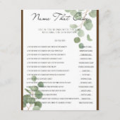 Carte D'accompagnement Nom Qui Fête De Mariée De Gâteau (Dos)