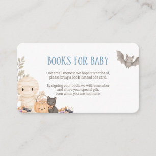 Carte D'accompagnement Nos petits livres Boo pour Baby Shower