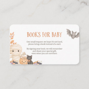 Carte D'accompagnement Nos petits livres Boo pour la fête de bébé
