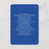 Carte D'accompagnement Notre-Dame, qui a la prière des noeuds (Dos)