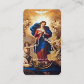 Carte D'accompagnement Notre-Dame, qui a la prière des noeuds (Devant)