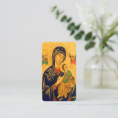 Carte D'accompagnement Notre Mère aide perpétuelle avec la prière (Debout devant)