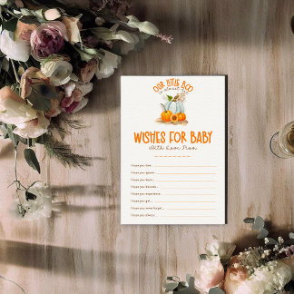 Carte D'accompagnement Notre petit Baby shower Boo veut pour Baby Game