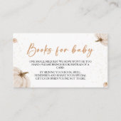 Carte D'accompagnement Notre petite demande de Baby shower de  Citrouille (Devant)