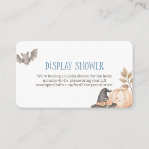 Carte D'accompagnement Notre petite douche de bébé Boo Affichage de douch
