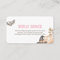 Notre petite fille Boo Baby Shower Display Shower