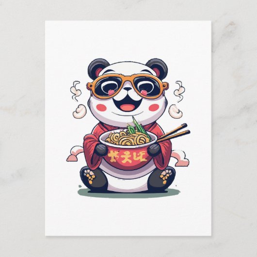 Carte D'accompagnement Nouilles de Panda (Devant)