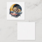 Carte D'accompagnement Nounours Mignon (Devant / Derrière)