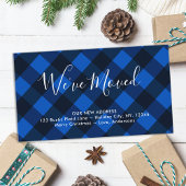 Carte D'accompagnement Nous avons déménagé Nouveau Accueil Buffle Bleu Pl