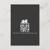 Carte D'accompagnement Nous Dirons Je Moo Vache Mariage QR Code (Dos)