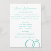 Carte D'accompagnement Nous faisons Mariage (Devant)