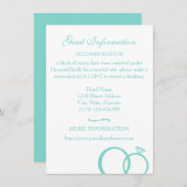 Carte D'accompagnement Nous faisons Mariage (Devant / Derrière)