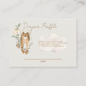 Carte D'accompagnement Nous Pouvons Attendre Assez Mignonne Chaudron Boho (Devant)