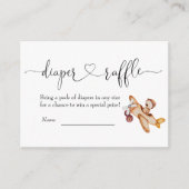 Carte D'accompagnement Nous Pouvons Attendre Attente Aéronef Bear Diaper  (Devant)