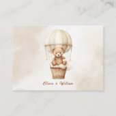 Carte D'accompagnement Nous pouvons attendre Boho Baby shower neutre genr (Dos)