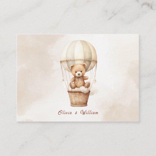 Carte D'accompagnement Nous pouvons attendre Boho Baby shower neutre genr (Dos)