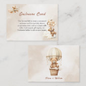 Carte D'accompagnement Nous pouvons attendre Boho Baby shower neutre genr (Devant / Derrière)