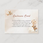 Carte D'accompagnement Nous pouvons attendre Boho Baby shower neutre genr (Devant)