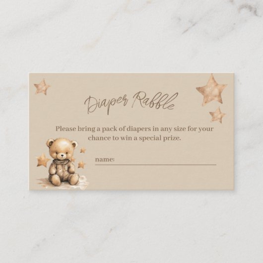 Carte D'accompagnement Nous Pouvons Attendre Rapidement Baby shower Déche (Devant)