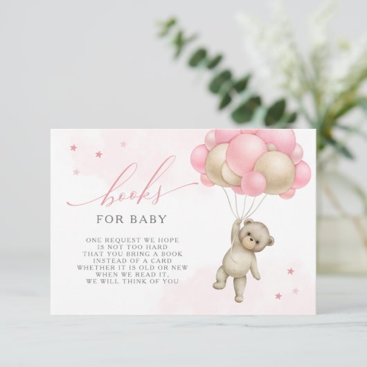 Carte D'accompagnement Nous pouvons attendre Teddy Bear GIrl apporter un  (Debout devant)