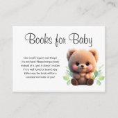 Carte D'accompagnement Nous pouvons Bearly Wait Baby shower book pour béb (Devant)