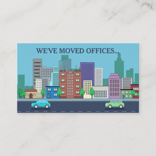 Carte D'accompagnement Nouveau changement d'adresse d'Office (Devant)