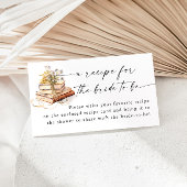 Carte D'accompagnement Nouveau chapitre commence la demande de recette de