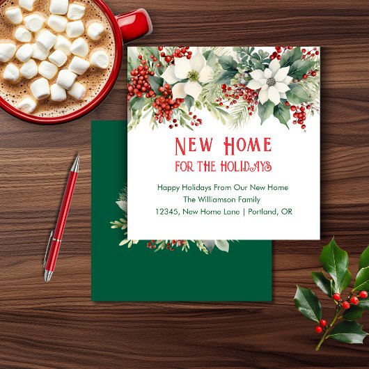 Carte D'accompagnement Nouvelle Maison Pour Les Vacances Déménager Faire-