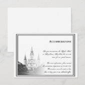 Carte D'accompagnement Nouvelle-Orléans Destination Mariages Hébergements (Devant / Derrière)