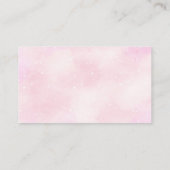 Carte D'accompagnement Nuages Roses Mignons Ballons Ours Teddy Raffin de  (Dos)