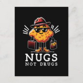 Carte D'accompagnement Nuggets Croustillants Pas de Drogue (Devant)