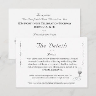 Carte D'accompagnement Nuptial Grace Mariage Catholique