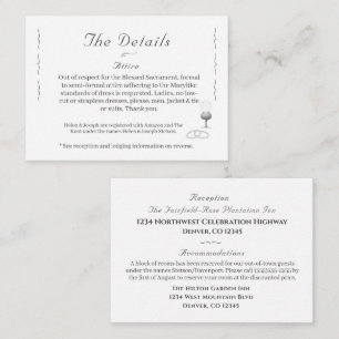 Carte D'accompagnement Nuptial Grace Mariage Catholique 