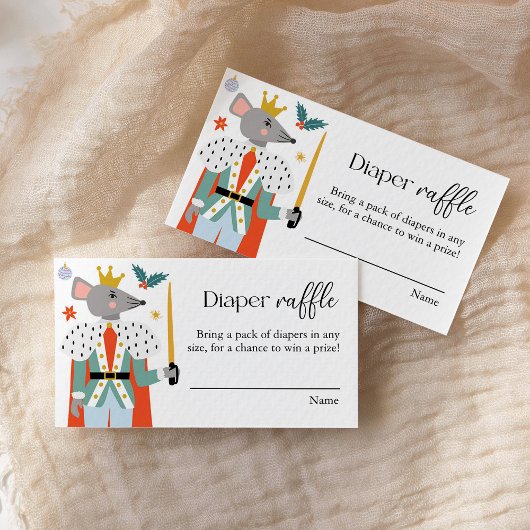 Carte D'accompagnement Nutcracker Baby shower de Noël Déchets Raffin