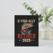 Carte D'accompagnement O-Fish-Ally Retraité 2025 Retraite des pêcheurs (Debout devant)
