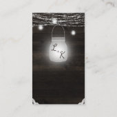 Carte D'accompagnement Oak Ridge Rustic Dark Wood & Lace Détails du Maria (Dos)